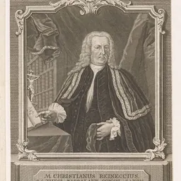 Portrait of Christian Reineccius