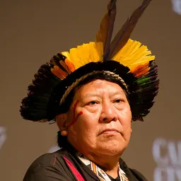 Portrait of Davi Kopenawa Yanomami