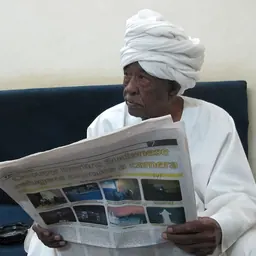 Portrait of Mahjoub Mohamed Salih