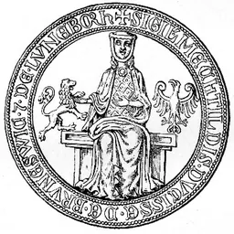 Portrait of Matilda of Brandenburg, Duchess of Brunswick-Lüneburg