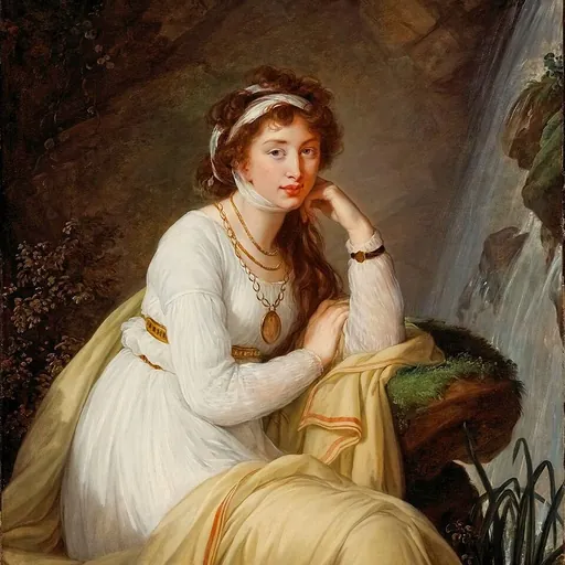 Portrait of Anna Ivanovna Baryatinskaya Tolstoy