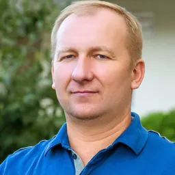 Portrait of Hennadii Romanenko