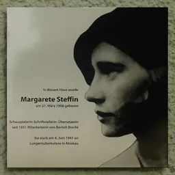 Portrait of Margarete Steffin