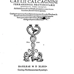 Portrait of Celio Calcagnini