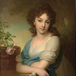 Portrait of Elena Aleksandrovna Naryshkina