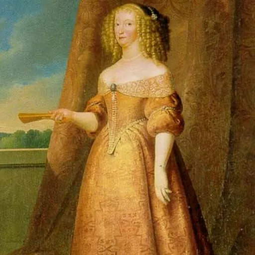 Portrait of Anna Katharina Dorothea of Salm-Kyrburg