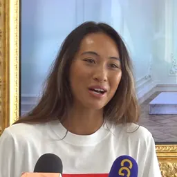 Portrait of Zheng Qinwen