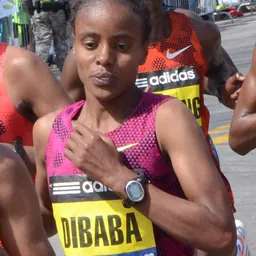 Portrait of Mare Dibaba
