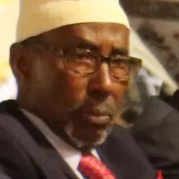Portrait of Abdisamad Ali Shire