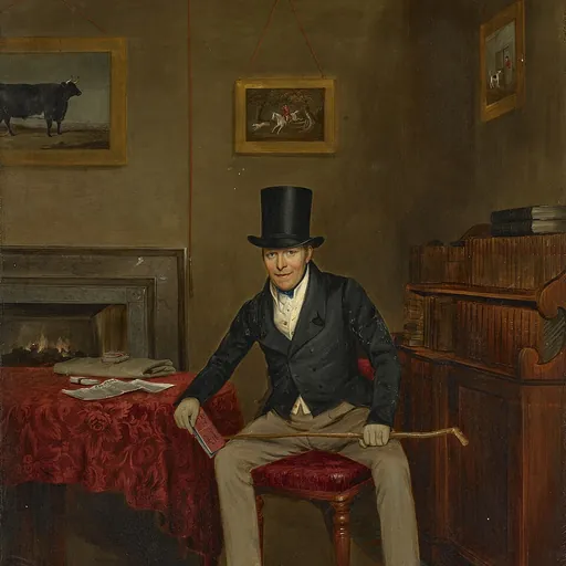 Portrait of Anthony Keith Falconer, 7th Earl of Kintore