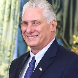 Portrait of Miguel Díaz-Canel