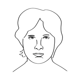 Portrait of Dení Prieto Stock