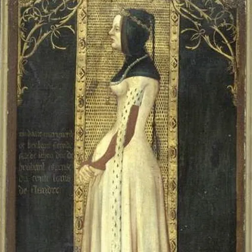 Portrait of Margaret of Brabant, Countess of Flanders
