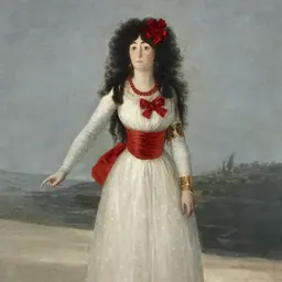 Portrait of María Teresa de Silva, 13th Duchess of Alba