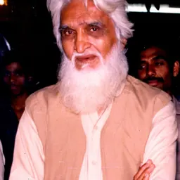 Portrait of M. F. Husain