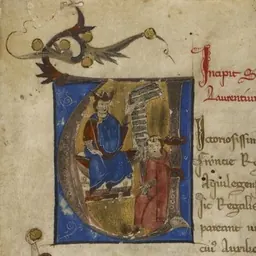Portrait of Lawrence of Aquilegia