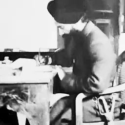 Portrait of Hira Singh Dard