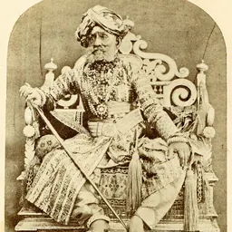 Portrait of Mummadi Krishnaraja Wodeyar III