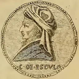 Portrait of Cecco d'Ascoli