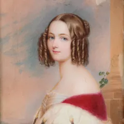 Portrait of Princess Marie Amelie of Baden