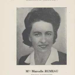 Portrait of Marcelle Rumeau