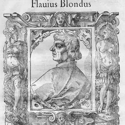 Portrait of Flavio Biondo