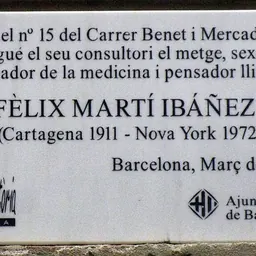 Portrait of Félix Martí Ibáñez