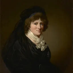 Portrait of Countess Augusta Reuss of Ebersdorf
