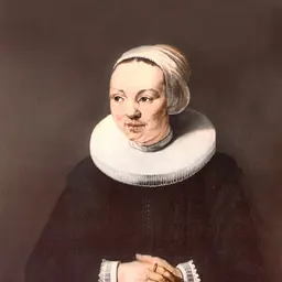 Portrait of Adriaantje Hollaer