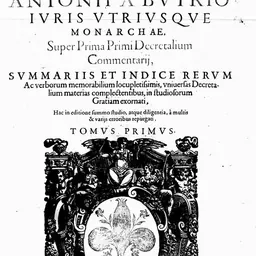 Portrait of Antonius de Butrio