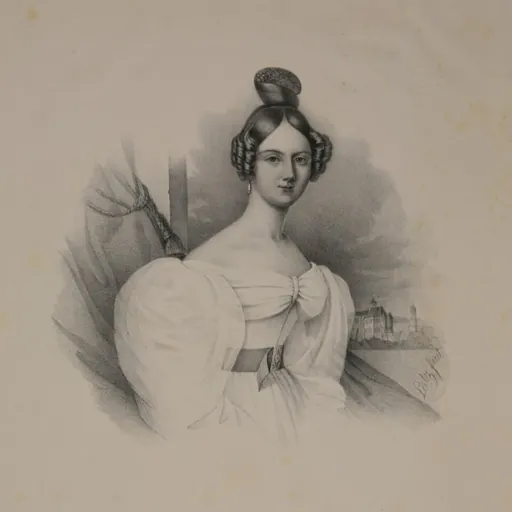 Portrait of Princess Amalie of Hohenzollern-Sigmaringen