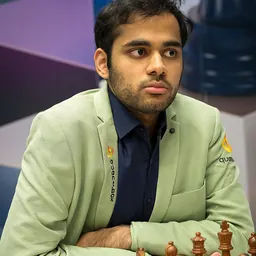 Portrait of Arjun Erigaisi