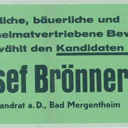 Portrait of Josef Brönner