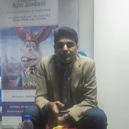 Portrait of Aziz Jindani