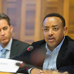 Portrait of Mesfin Negash