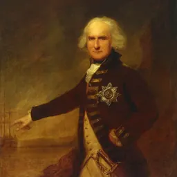 Portrait of Alexander Hood, 1st Viscount Bridport