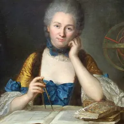 Portrait of Émilie du Châtelet