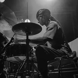 Portrait of Hamid Drake