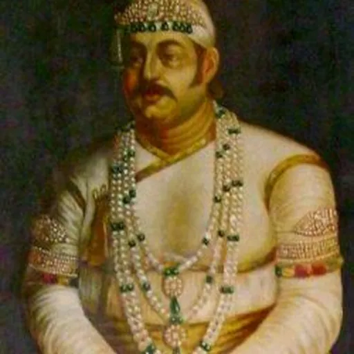 Portrait of Asaf Jah V of Hyderabad