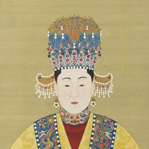 Portrait of Empress Xiaoyizhuang, of the Li clan
