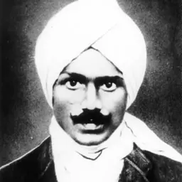 Portrait of Subramanya Bharathi