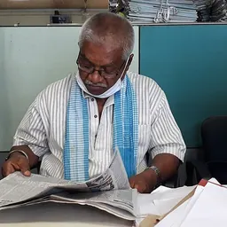 Portrait of Manoranjan Byapari