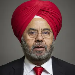 Portrait of Kuldip Sahota, Baron Sahota