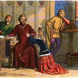 Portrait of Simon de Burley