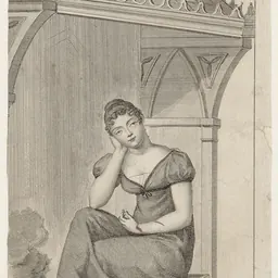 Portrait of Alexandrine Saint-Aubin