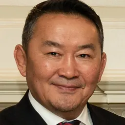 Portrait of Khaltmaagiin Battulga