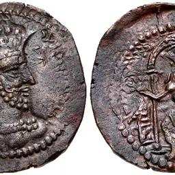 Portrait of Ardashir I Kushanshah