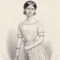 Portrait of Teresa Milanollo