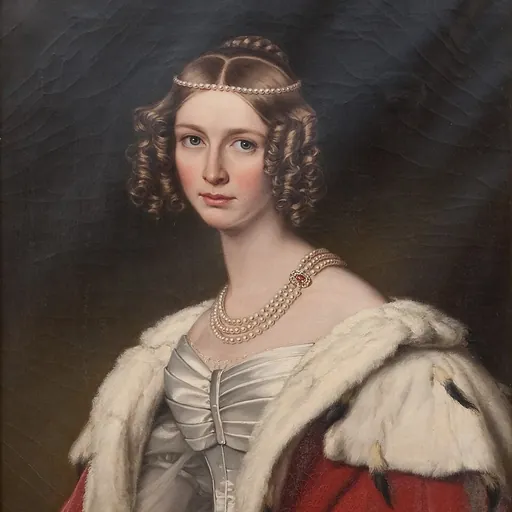 Portrait of Princess Theodolinde de Beauharnais of Leuchtenberg