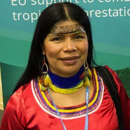 Portrait of Patricia Gualinga